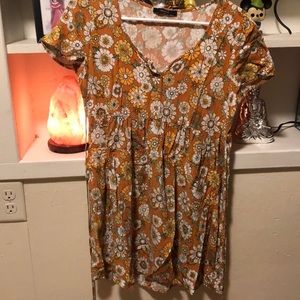 Floral Babydoll Dress